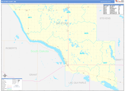Big Stone County, MN Digital Map Basic Style